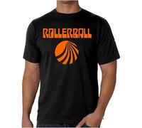 TFHsedftr3 YR Rollerball Sci Fi Movie James Caan Retro Vintage 70'S Cult Film T-Shirt S-6Xl Black XXL
