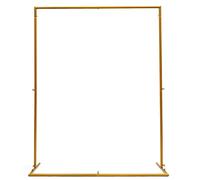 TFIANYNI Wedding Arch Frame, Metal Wedding Balloon Arch, Gold Backdrop Stand For Decoration, Carbon Steel/Iron, Reuse, Easy Disassembly, For Different Party (Type B: 1.2x1.5M)