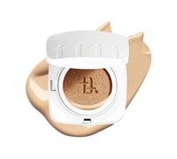 TFIT layering Fit Cover Cushion EX - SPF 50+ / PA++++, Matte Finish, Long-lasting, Full Coverage, Korean Makeup (W02 Almond butter, 12g)