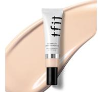 TFIT Radiance Fit Serum Foundation - Flawless Coverage, Dewy finish, Long-lasting, Lightweight, Korean Makeup,1.05 Oz. (C01 Porcelain, 1.05 Fl Oz (Pack of 1))