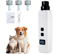 TFITWL Silent Groom Pro Pet Nail Grinder| Low Noise Quiet Claw Trimmer for Dogs, Cats and Other Animals | Safe & Stress Free Nail Grooming, Ideal for Sensitive Dogs of All Breeds & Sizes (White)