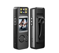 TFixol 1080P Body Camera with o and Video able Body Cam WiFi Camera Camcorder with 180° Rotatable Lens Fill Lights Back Clip for Law Enforceme very Personal Traveling Black