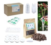 TFixol 161Pcs Hydroponics G g System Kit Hydroponic Planting Set Soill Cultivation 30 Grow Sponges, 30 Grow Baskets, 30 Grow Domes, 30 Pod Stickers, 30 Grow Domes Stickers, 10 Hole Covers, 1 161pcs
