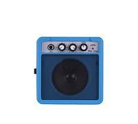 TFixol 5W Guitar Amplifier Amp Speaker with 3.5mm& 6.35mm Inputs 1/4 Inch Output Supports Tone Adjustme Overdrive Blue