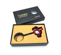 TFixol Cross-border car turbo keychain metal tive high-end luminous turbo car keychain penda Boxed-Red Boxed-Red