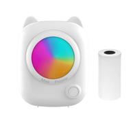 TFixol Pocket Thermal Instant Photo Printer Label Maker Machine Connect Compatible with Android iOS APP Support Receipt Sticker Notes Lists Scrapbook DIY Journal Pictures