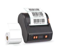 TFixol Portable 80mm Receipt Label Pr Wirel BT Thermal Receipt Pr Mobile Bill Pr Compatible with Android/iOS/Windows System ESC/POS Pri Command for Small Busin Restaurant Black