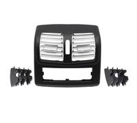Tfkkaw Air AC Vent Outlet For Benz E Class E260 E300 E320 2012 2013 2014 2015 W212 Rear Air Conditioning Chrome Panel AC Vent Grille Outlet Cover AC Air Outlet Grille(High-end Black)