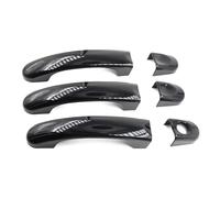 Tfkkaw Car Exterior Door Handle for VW T5 T6 for Transporter for Caravelle for Caddy for Van for Gloss Car Door Handle Cover Trim(Gloss Black)
