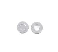 Tfkkaw Car Interior for Land for Rover for Defender 90 110 130 2004-2018 Car Accessories Car Air Conditioner Volume Adjustment Knob Cover Car Molding Strip(B Silver)