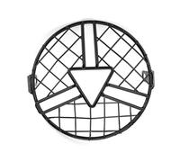 Tfkkaw For CG125 GN125 Universal Motorcycle Headlight Protector Guard 6.5inch Motorbike Light Lamp Metal Cover Mesh Grill Mask Motorcycle Headlight Cover(Black)