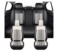Tfkkaw For Dodge For Journey For Challenger For Nitro For RAM 1500 For Caliber Car Seat Covers Car Seat Cover Sets(Stanard-Black white)