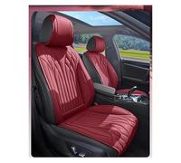 Tfkkaw For Tiida For March For Leaf For Kicks For Navara D40 For Qashqai J11 For Juke For X-Trail T32 For Teana J32 Car Seat Covers Car Seat Cover Sets(Wine red)