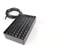 Tfkkaw LED Tail Lights For Car Universal Vehicle Rear Diffuser Spoiler 12V F1 Style 72LEDs Brake Light Signal Lamp Rear Tail Light Lamp(Model A-White LEDs)