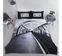 TFL Duvet Cover Sets Transport for London Underground Signs Tube Map Bedding