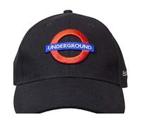 TFL London Black Underground Baseball Cap Transport for London Lightweight Breathable Hat London Underground Logo