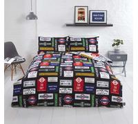 Rapport Home TFL (Transport for London) Signs Kingsize Duvet Cover Set