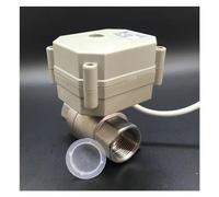TFM20-S2-C DC9V-24V New 2 Way SS304 3/4'' DN20 Modulating Valve 0-5V 0-10V or 4-20mA 5 Wires for Water Proportional Control(Bsp,Output PWM-0V to 5V)