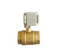 TFM32-B2-C New 2 Way Brass 1-1/4'' DN32 Regulating Valve 0-5V 0-10V or 4-20mA DC9-24V 5 Wires for Water Modulating Control(Output Pwm-4ma to 20ma,B1SP)