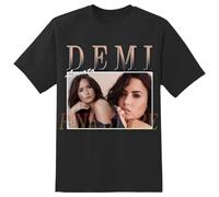 tfrewerAERTH Demi-Lovato-T-shirt-CasualShirt-90 Black