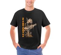 tfrewerAERTH Levon-Helm-Dirt-Farmer-80s-FanArt-Tribute-Shirt-t-shirt Black
