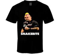 tfrewerAERTH Peter Wright Snake Bite Gamer Fan Gamer T-Shirt Black