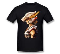 TFRwtf33R Knights of The Zodiac Saint Seya T-Shirt Black M