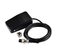 TFS-1 Foot Pedal Switch Nonslip Metal Momentary Electric Power SPDT Motor Controller Self-Reset 3 PIN Wire 20CM/2M 220V 10A(20CM Wire)