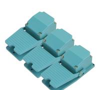 TFS-402 Momentary Pedal Foot Switch AC 250V 5/15A 1NO/1NC Aluminum Shell SPDT 1Pcs