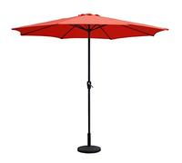 TFS Aluminium Crank Parasols 2m 2.5m 2.7m 3m 3x2m Full & Half/Balcony (3x2m, Terracotta)
