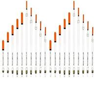 TFS Angling NGT Clear Crystal Waggler Fishing Floats Loaded plus extras.Disgorger,Float Adapters,Grip Stops included in every pack. (Pack C - 20L)