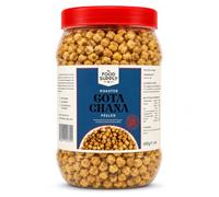 TFS Gota Chana 600g, Roasted Peeled Chana, Crunchy Roasted Gram Snack, Ready to Eat Indian Snack, No Onion No Garlic, Tea-Time, Lunchbox Friendly & Family Sharing Jar