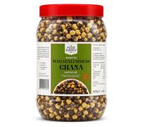 TFS Mahabaleshwar Chana 600g, Roasted Unpeeled Chana, Crispy Roasted Gram Snack, No Onion No Garlic, Indian Namkeen Snack, Tea-Time, Travel & Party Nibbles