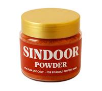 TFS Sindoor Powder - Traditional Red Kumkum for Pooja, Tilak & Daily Wear | Pure, Smooth & Long-Lasting | Chemical-Free | For Religious Use