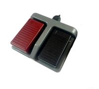 TFS65 Red and Black Dual Foot Switch Pedal for Gaming Efficiency and Equipment Management (E)