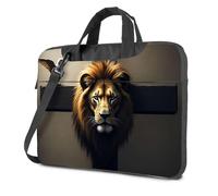 TFSW 16 Inch Laptop Case Cross, Lion, And Bird: A Symbolic Composition Laptop Bag Black Bag Laptop Backpack Women(29x40cm)