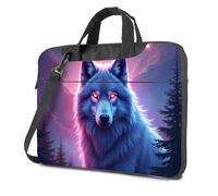 TFSW 16 Inch Laptop Case Enchanted Night: The Wolf'S Gaze Laptop Bag Computer Backpack For Men Computer Cases For Lapto(26x36cm)