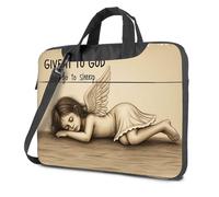 TFSW 16 Inch Laptop Case Give It To God And Go To Sleep: A Serene Angel'S Lullaby Laptop Bag Tote Bag For Women Carry On Backpack(29x38cm)