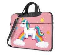 TFSW 16 Inch Laptop Case Magical Unicorn Rainbow Fantasy Laptop Bag Tote Bag For Women Carry On Backpack(29x38cm)