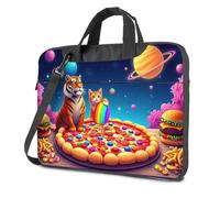 TFSW 16 Inch Laptop Case Space Cats Feasting On Cosmic Pizza Laptop Bag Computer Backpack For Men Computer Cases For Lapto(29x40cm)