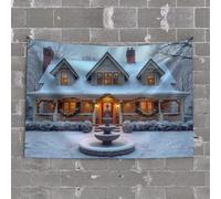 TFSW Bar Man Cave Decor Two Cats In Autumn Hats And Scarves Tapestry Large Tapestry Gaming Room(100X150CM)