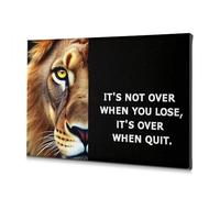TFSW Bathroom Pictures Never Quit: The Lion'S Message Of Perseverance Canvas Decorative Picture Pictures For Living Room Pictures For Living Room(30x40cm)