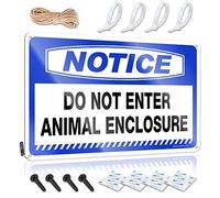 TFSW Beer Decor Notice Do Not Enter Animal Enclosure Tin Sign Man Cave Sign Decor Decor For Man Cave(30X40CM)