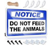 TFSW Beer Decorations For Man Cave Notice Do Not Feed The Animals Tin Sign Sarcastic Signs Coffee Sign Decor(30X40CM)