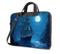 TFSW Computer Backpack For Men Night Voyage Under The Full Moon Laptop Bag 15.6 Laptop Case Laptop Case 16 Inch(29x38cm)