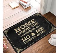 TFSW Fall Door Mat Indoor Home Where The Ho & Me Come Together Mat Rugs For Bedroom Aesthetic Personalized Door Mats(40X60CM)