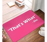TFSW Front Door Mat Funny That'S What She Said Doormat Welcome Mat Fall Funny Gifts For Boss(65X90CM)