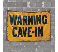 TFSW Funny Bar Decor Caution: Cave-In Ahead Tapestry Tapestry For Men Man Cave Bar(75X100CM)
