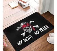 TFSW Funny Decor For Bar My Boat, Rules Doormat Western Home Decor Funny Door Mats For Front Door(50X80CM)