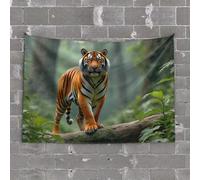 TFSW Funny Decor For Bar Sunset Serenity Through The Window Tapestry Bar Stuff For Man Cave Wall Decorations(100X150CM)